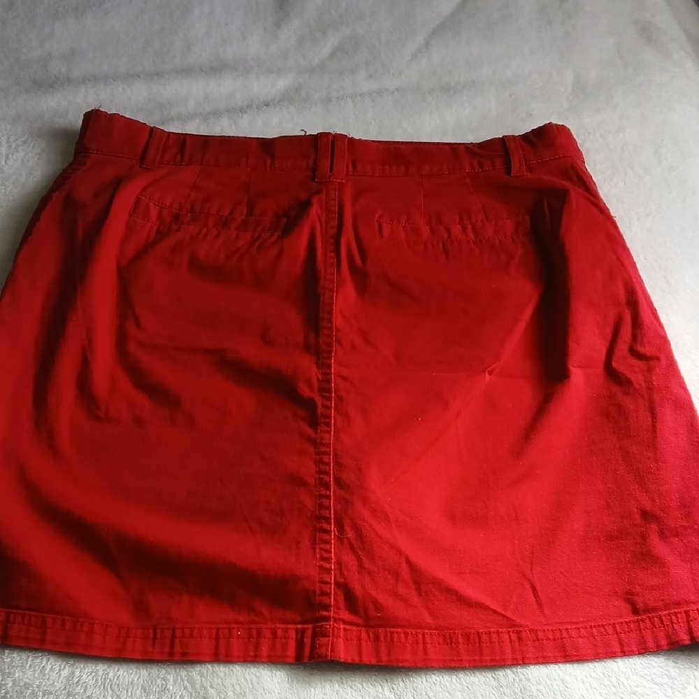 Croft & Barrow Vibrant Red Mini Skirt - Picture 5 of 8